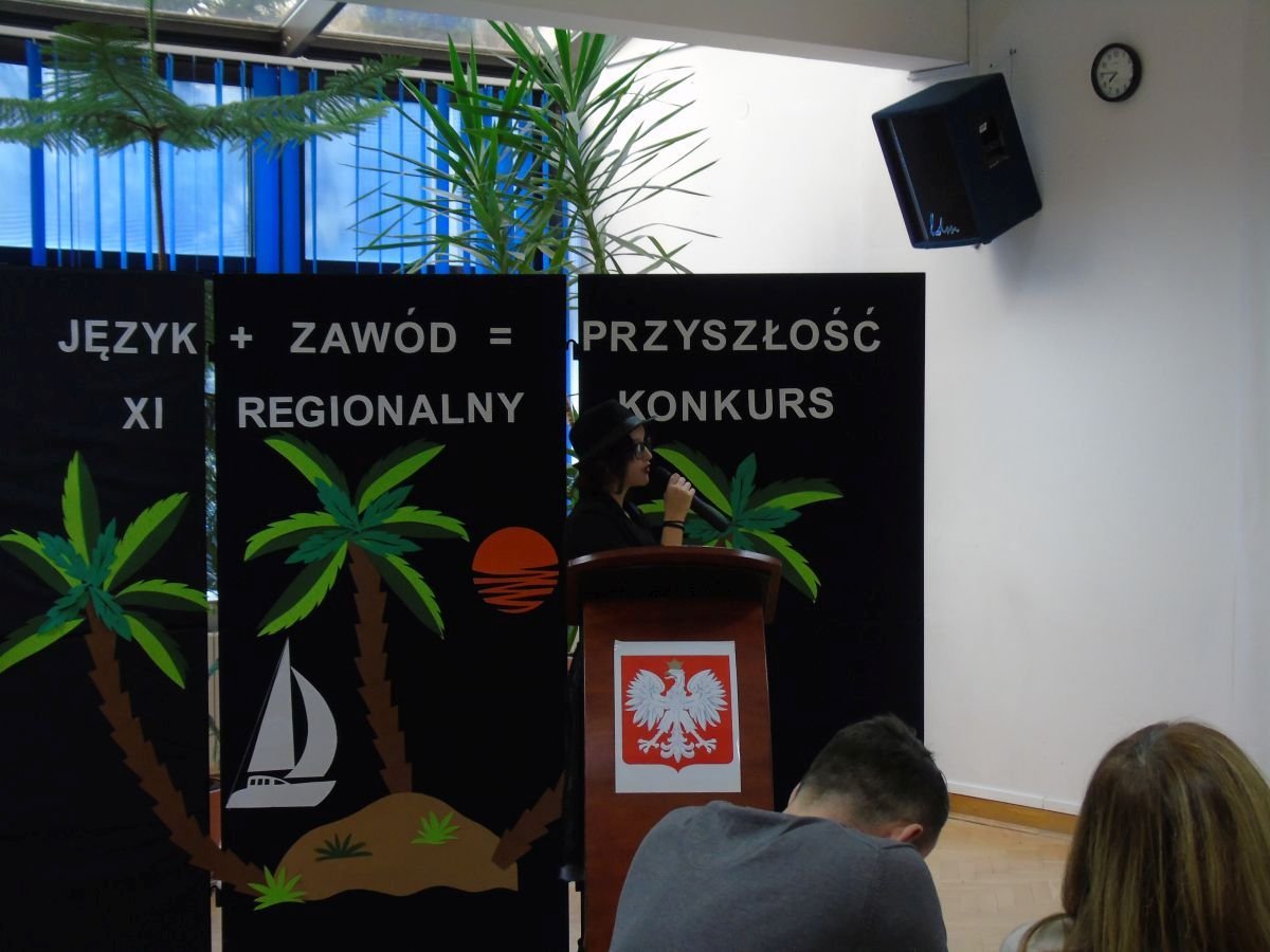 XI Regionalny Konkurs języka zawodowego angielskiego i niemieckiego pn. "JĘZYK + ZAWÓD = PRZYSZŁOŚĆ" pod patronatem Prezydenta Miasta Tarnobrzega.